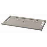 XPN4F-R-MCB06 Partition, NZM4 component mounting area/cable connection area, fixed mounting with remote operator, main busbar back, W=600mm