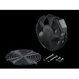 Fan expansion kit to increase the air throughput of the door-mounted fan