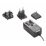 Power supply incl. adapter 100-240VAC BK