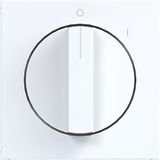 Rotary switch central plate, with markings 0-1, A.x/C.x light white glass.