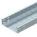 Cable tray EKSU unperforated, connector holes 60x200x3000 Steel Hot-di