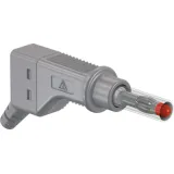 4 mm plug, screw connection, 2.5 mm², CAT II, gray, 66.9328-28