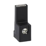 Terminal adapter for B… series contactors to transform Faston terminals of auxiliary contacts and coils into screw terminals