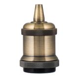 Retro Lampholder Alu E27 Compl. Bronze Antique