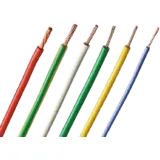 PVC-switching strand, highly flexible, Cableline, 2.5 mm², 651 x 0.07 mm, red, outer Ø 3.9 mm, 60.7125-10022