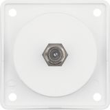 Integro inserts-Aerial Connector Box SAT, Polar White Matt