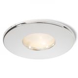 SPLASH R recessed chrome 230V LED GU10 8W IP65