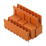 PCB plug-in connector, male header, open side, THT solder connection, 5.08 mm, Number of poles: 48, 180°, Solder pin length (l): 3.2 mm, tinned, orange, Box