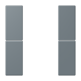 Cover kit 2-gang, complete LC4320H LC502TSA251