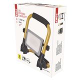 LED floodlight ILIO 21W, yellow-black, IP44, 1900 lm, neutral white