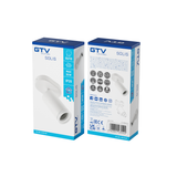 Ceiling luminaire SOLIS, IP20, max. 50 W, 1*GU10, white