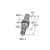 Inductive Sensor With Increased Switching Distance   BI3-M08E-VN6X-V1141