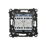 Switch with motion sensor, black matt
