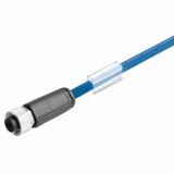 Sensor-actuator Cable, M12, Number of poles: 5, 1 m, Female socket, st