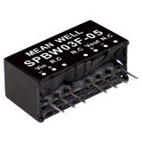 SPBW03F-03 DC/DC converter 9-36V:+3.3V 700mA 3W, MEAN WELL