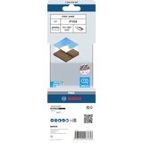 3-piece X440 sanding belt set 75 x 457 mm, 150