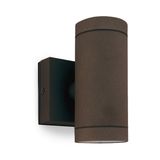 RUST BROWN WALL 2xGU10 10W IP54