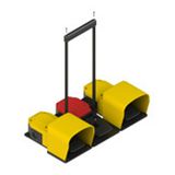Modular multiple foot switches