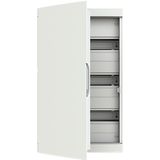 Installation cabinet, 54M, 3R, with blind door, RAL9010