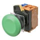 Pushbutton A22NN Ã˜22, bezel plastic, MUSHROOM, MOMENTARY, CAP COLOR Op A2210341B