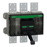 Switch disconnector basic frame, ComPacT NS1600b type NA, 3P, fixed, manually operated, 1600A