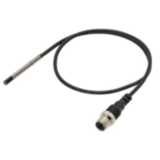 Proximity sensor, inductive, Dia 3mm, Non-Shielded, 2mm, DC, 3-wire, Pig-Tail, NPN NC E2E 8081A