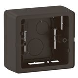 SURFACE MOUNTING BOX 1 GANG BLACK