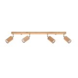 CEILING LAMP BERG 4 NATURAL WOOD GU10 4X40W IP20