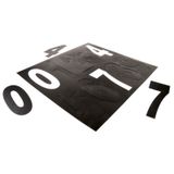 CASA numberset 0-9, black