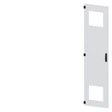SIVACON, door, left, with cutout for filter fan, with ventilation openings