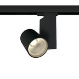 BLACK COB 15W WW TRACK SPOT 230V