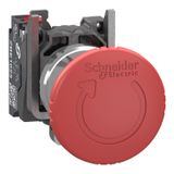 Metal D40 E-stop trigger TTR 1NC Push-in