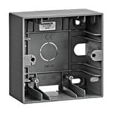 One gang wall mounting housing, anthracite
