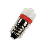 E10 T10X24 S.LED Red 12V AC/DC