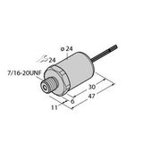 Pressure Transmitter With Current Output (2-Wire)   PT5000PSIG-2005-I2-WM0.5