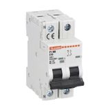Miniature circuit breaker, 1P+N - 6kA. 2 modules, characteristic C, 32A