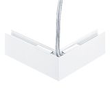 SUP2 TRACK H ELEC-FEED CON 48V 90° WH - Angle connector 90° (electrical)
