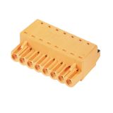 PCB plug-in connector, female plug, 5.08 mm, Number of poles: 4, 180°, PUSH IN without actuator, Clamping range, max. : 3.31 mm², Box