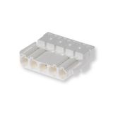 Screwless coupler 5-p plug, white