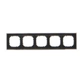 Single fiber optic socket, black matt