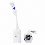Fast Connection Lamp Holder E14 White (50pcs Bag)