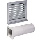 Wall duct, AWG 160 R incl. external wall grille