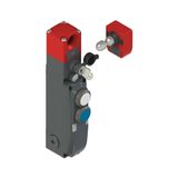 NG series safety switch with lock and integrated control devices, with actuator