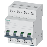 Miniature circuit breaker 230/400 V 6kA, 3-pole+N, C, 40 A