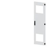 SIVACON, door, right, with cutout for filter fan, with ventilation openings