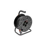 Drum extension cord 3x1.5 mm2, 50 m, 4x schuko