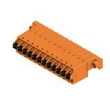 PCB plug-in connector, male plug, 5.08 mm, Number of poles: 12, 180°, PUSH IN with actuator, Clamping range, max. : 3.31 mm², Box