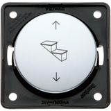 Rev polarity push-button, 5 con, impr for steps, Integro - mod ins, ch