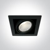 BLACK COB 30W CW 38deg 230V