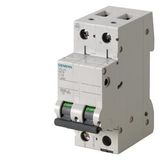Miniature circuit breaker 230 V 10 kA, 1+N-pole, B, 50 A